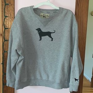 Original black dog crew neck